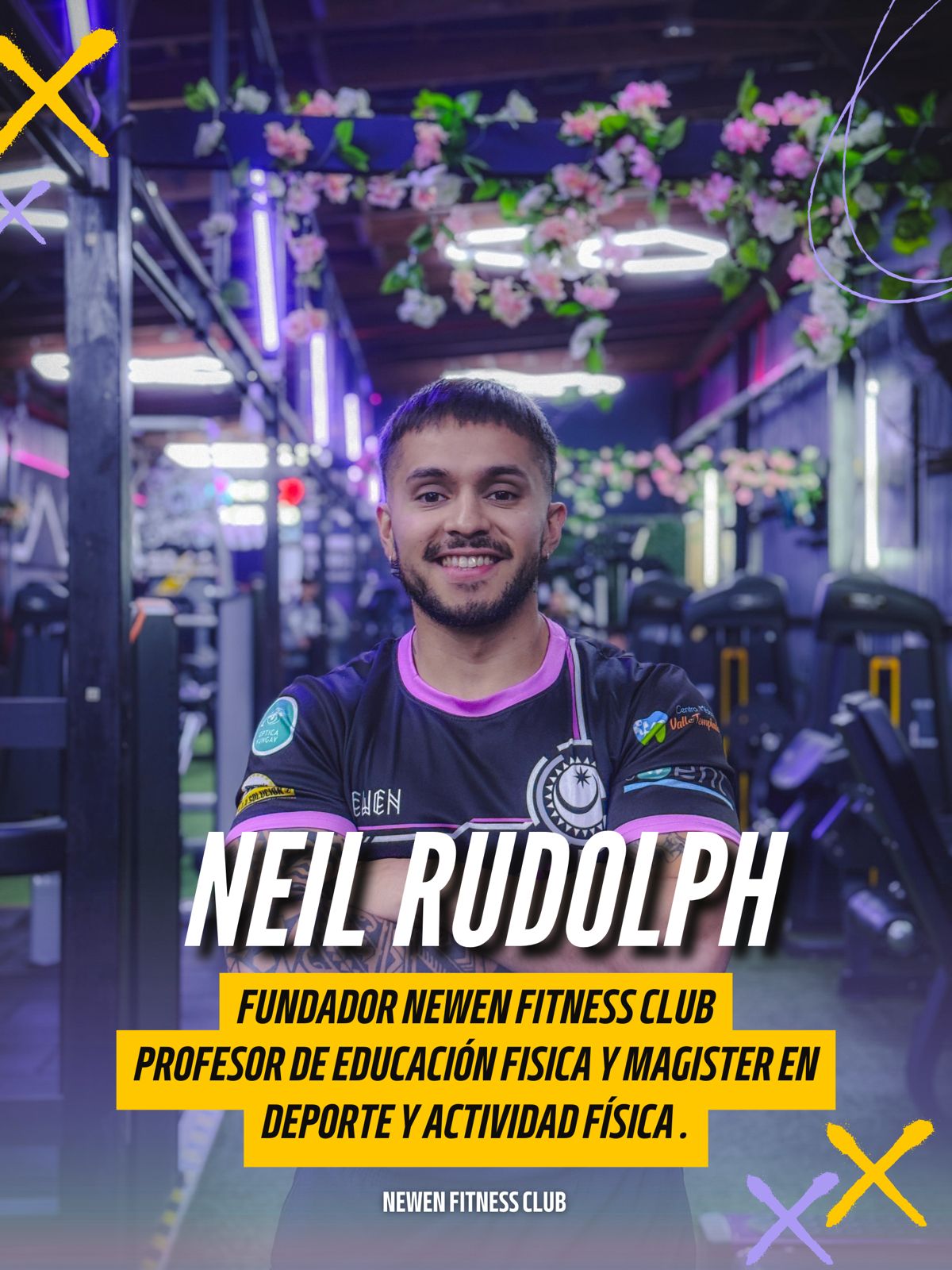 Neil Rudolph, fundador de Newen Fitness Club